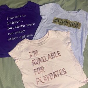 Sassy T-shirts - set of 3